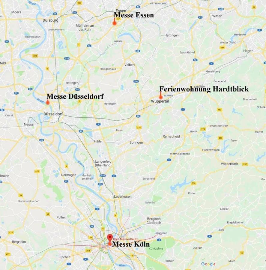 Ferienwohnung Hardtblick Wuppertal Buitenkant foto